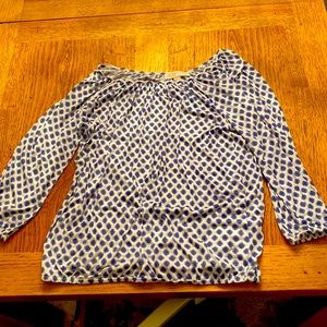 Michael Michael Kors top never worn. Tags still on. Padova Printed Knot Top.